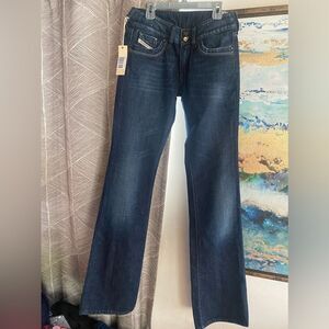 DIESEL Jeans Pants Womens   Sz 27 Blue Wash “RONHAR" NWT